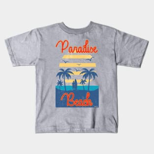 paradise beach Kids T-Shirt